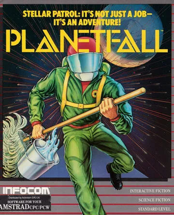 Planetfall (UK) (1986) (CPM) box cover front